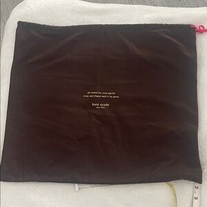Kate Spade Chocolate Brown Dust Bag